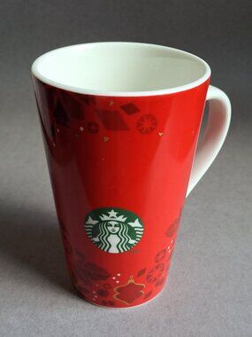 Starbucks: Holiday 2013 USED Coffee Mug (Holly, Christmas, 16oz) PM